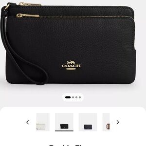 Coach Double Zip Wallet